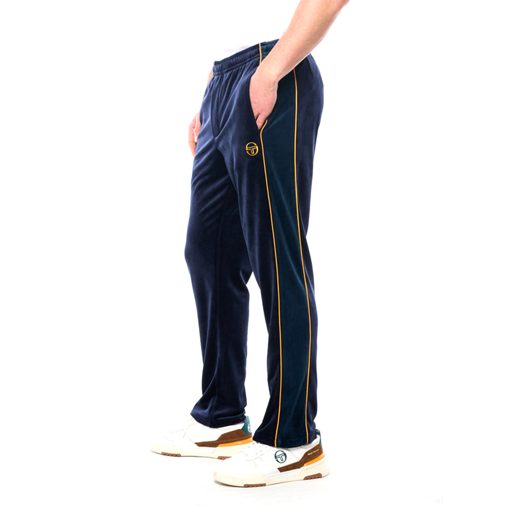 Sergio Tacchini Forato Velour Track Pant | Maritime Blue