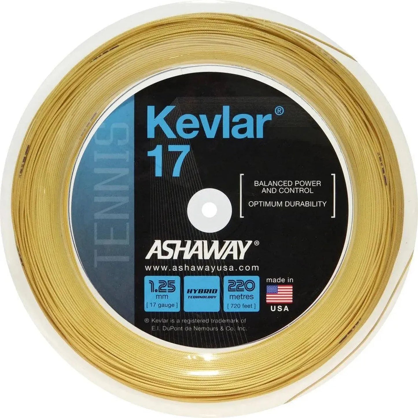 Kevlar 1.25/17G 720 Foot String ReelTienda Tennis