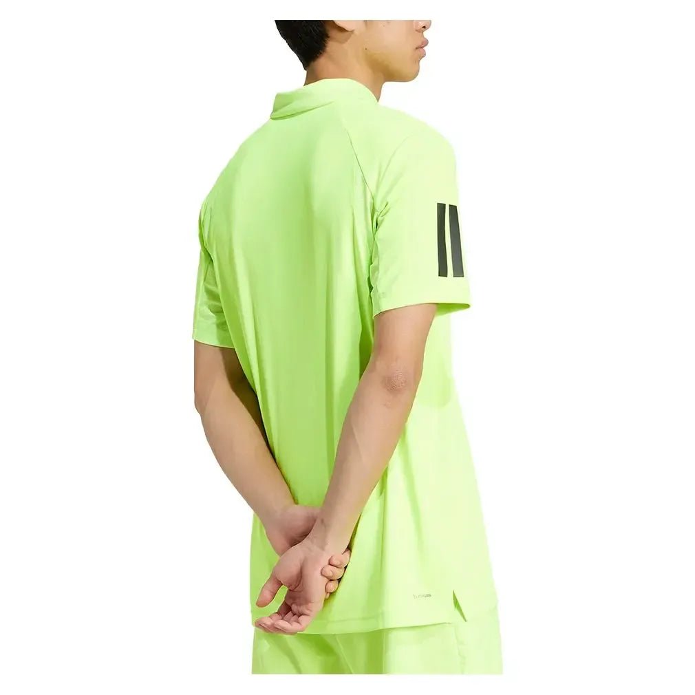 Men's Club 3 Stripe Tennis Polo Lucid LemonTienda Tennis