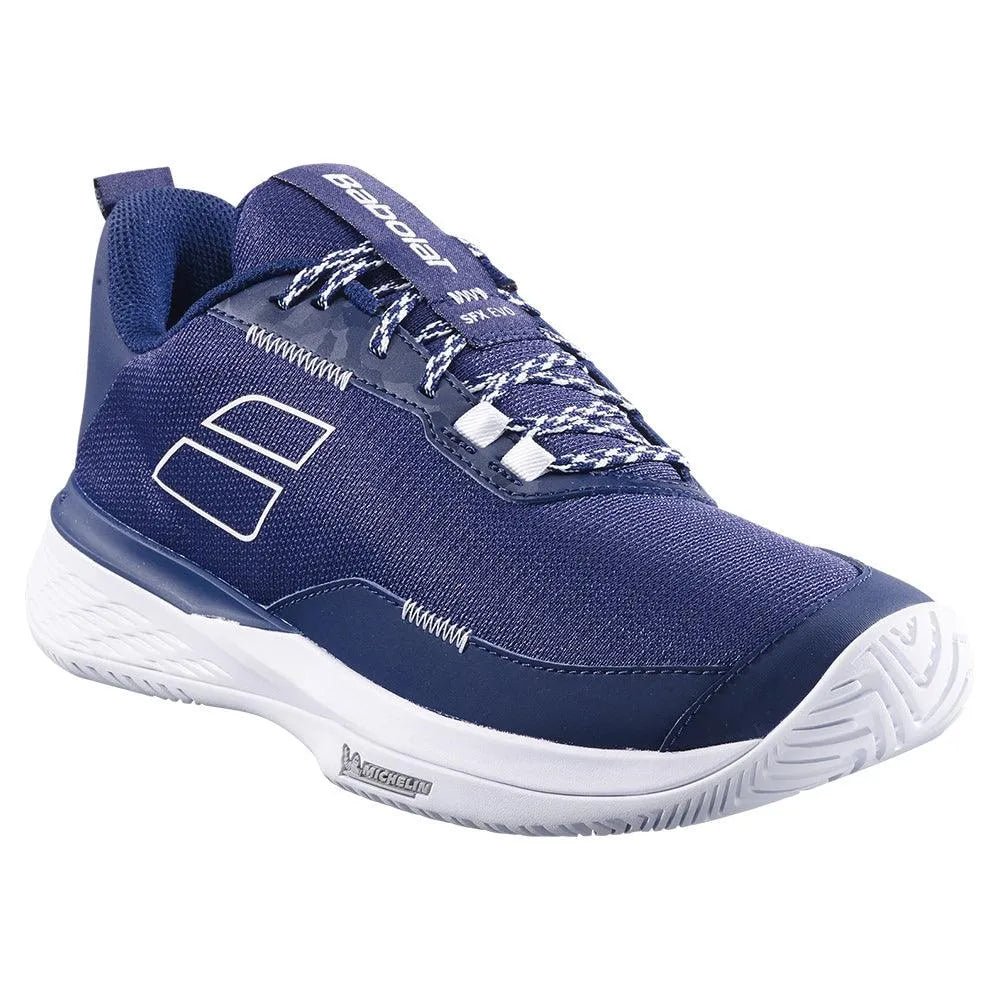 Men's SFX Evo Tennis Shoes Dark Blue and WhiteTienda Tennis