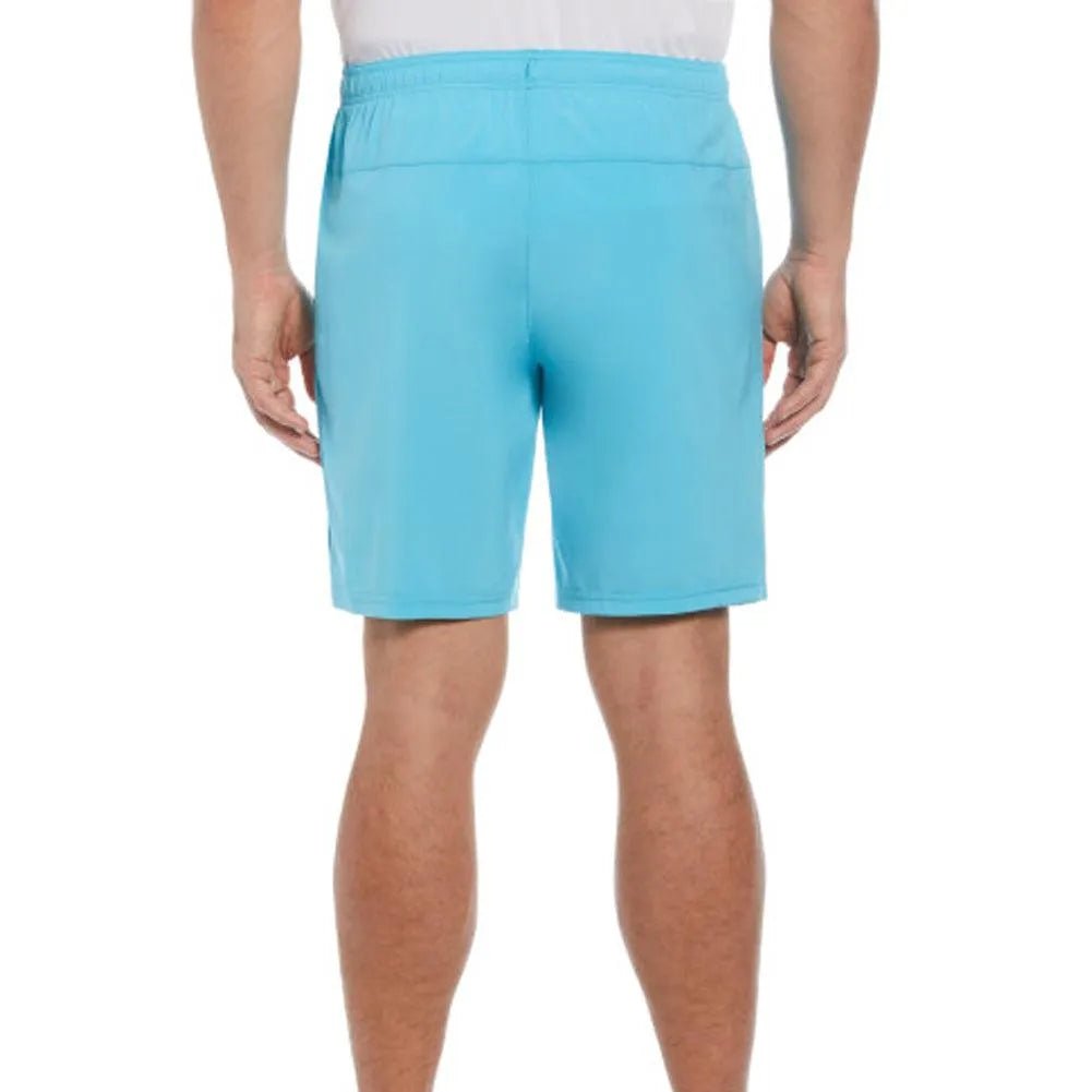 Men's Solid 8 Inch Tennis Short Blue GrottoTienda Tennis