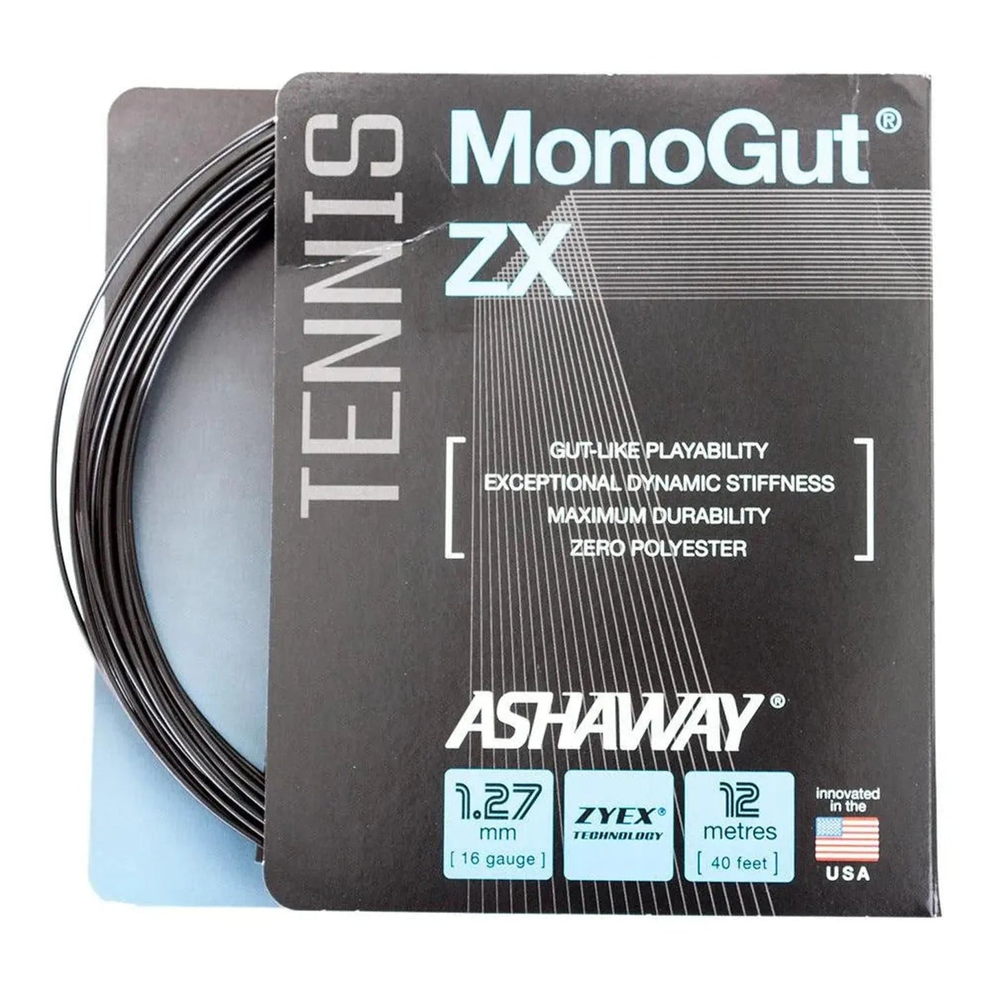 MonoGut ZX 1.27/16G Tennis String BlackTienda Tennis