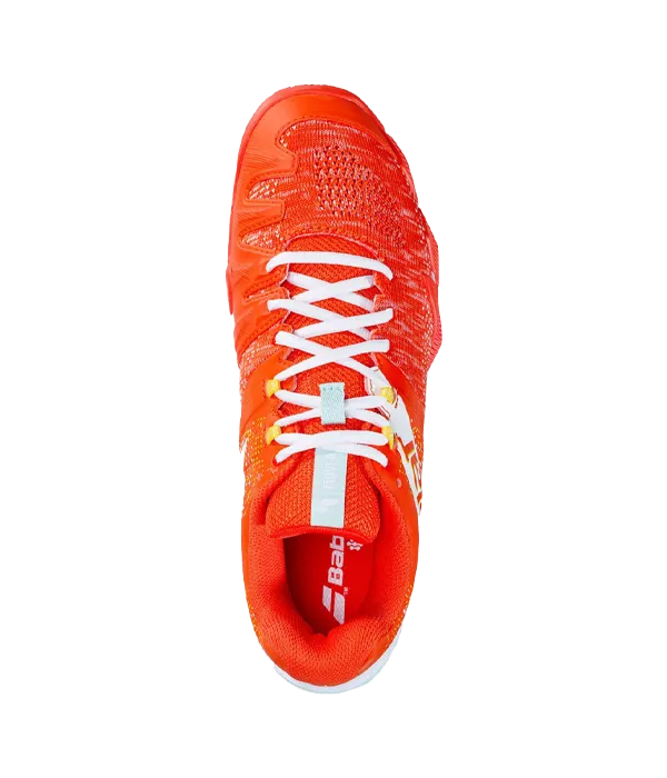 Padel Shoes Babolat Movea Tangerine Tango/White