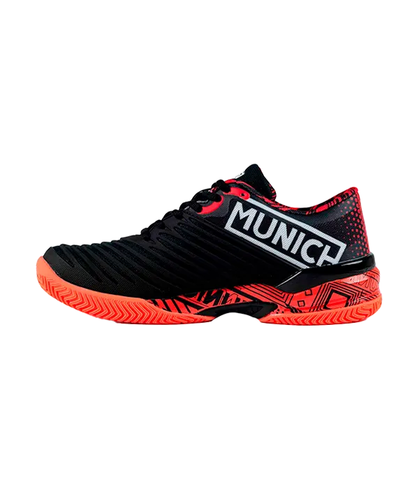 Padel Shoes Munich Padx 55 Negro/Rojo 2025