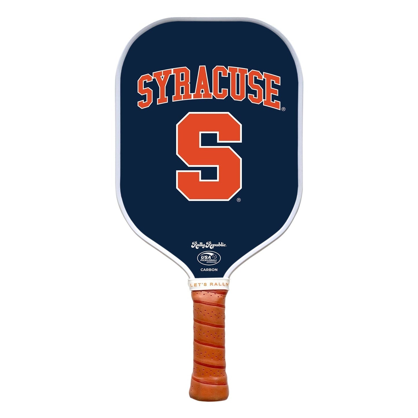 Rally Republic PIckleball Paddle - Syracuse Orange Athletic Orange Logo