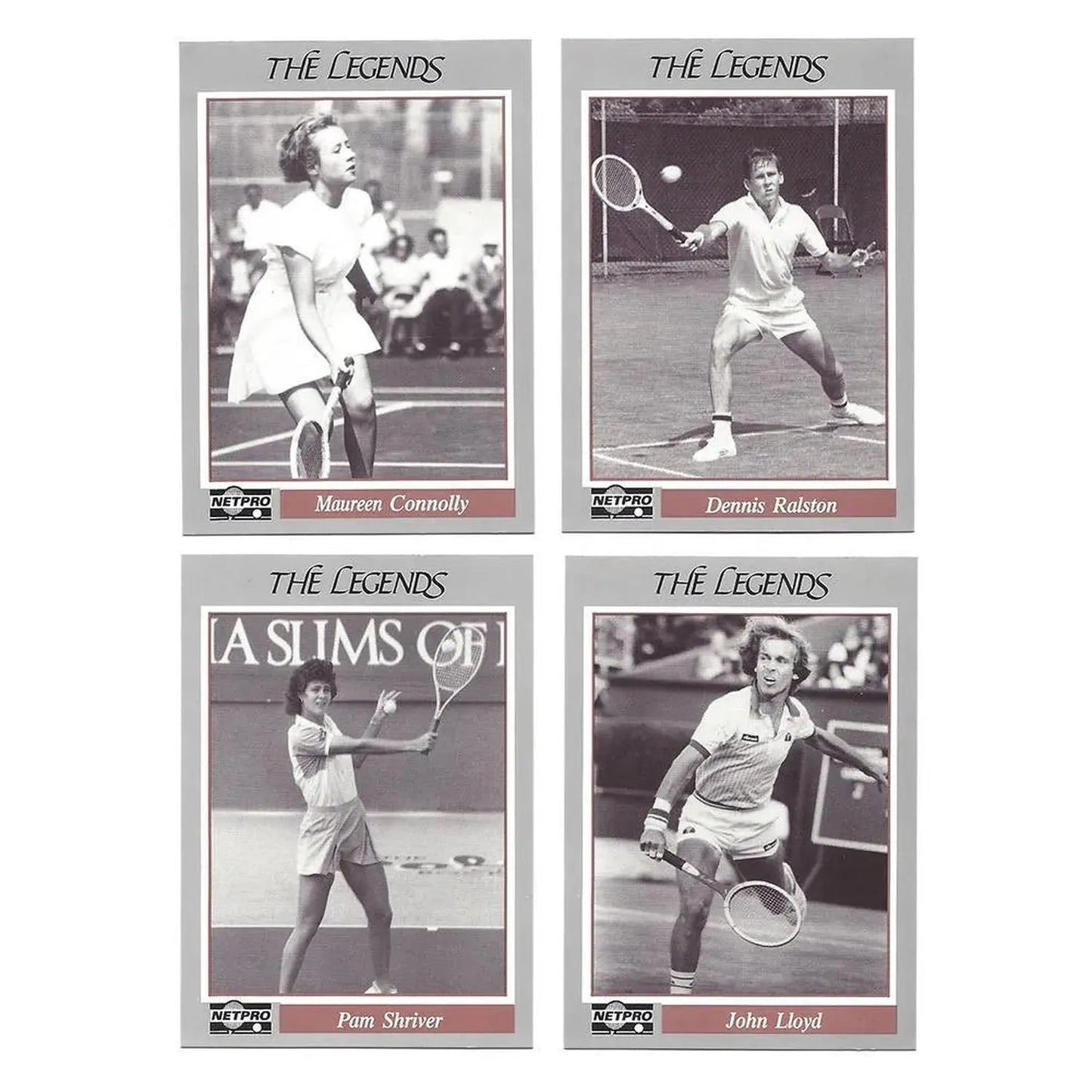 NETPRO Legend Tennis Collector Card SetTienda Tennis