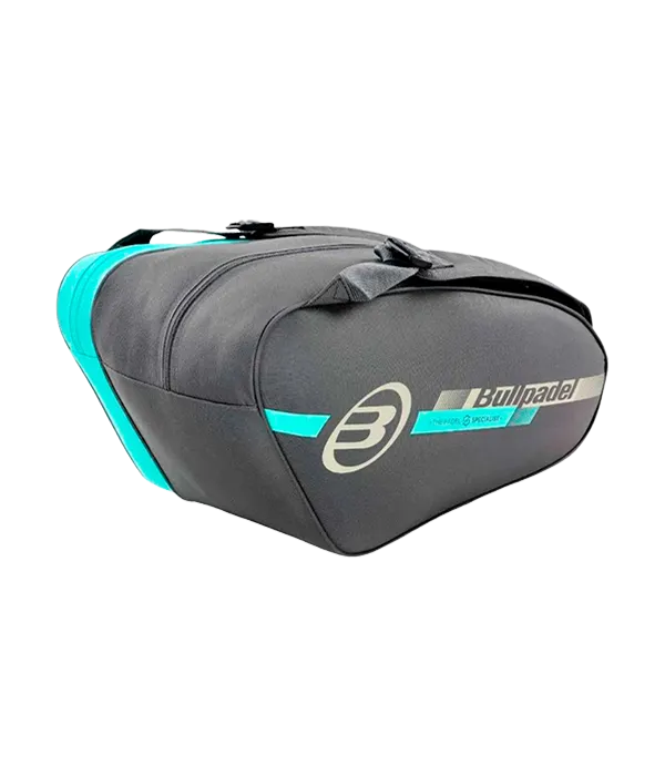 Padel Bag Bullpadel Tour Gris Oscuro/Turquesa 2025
