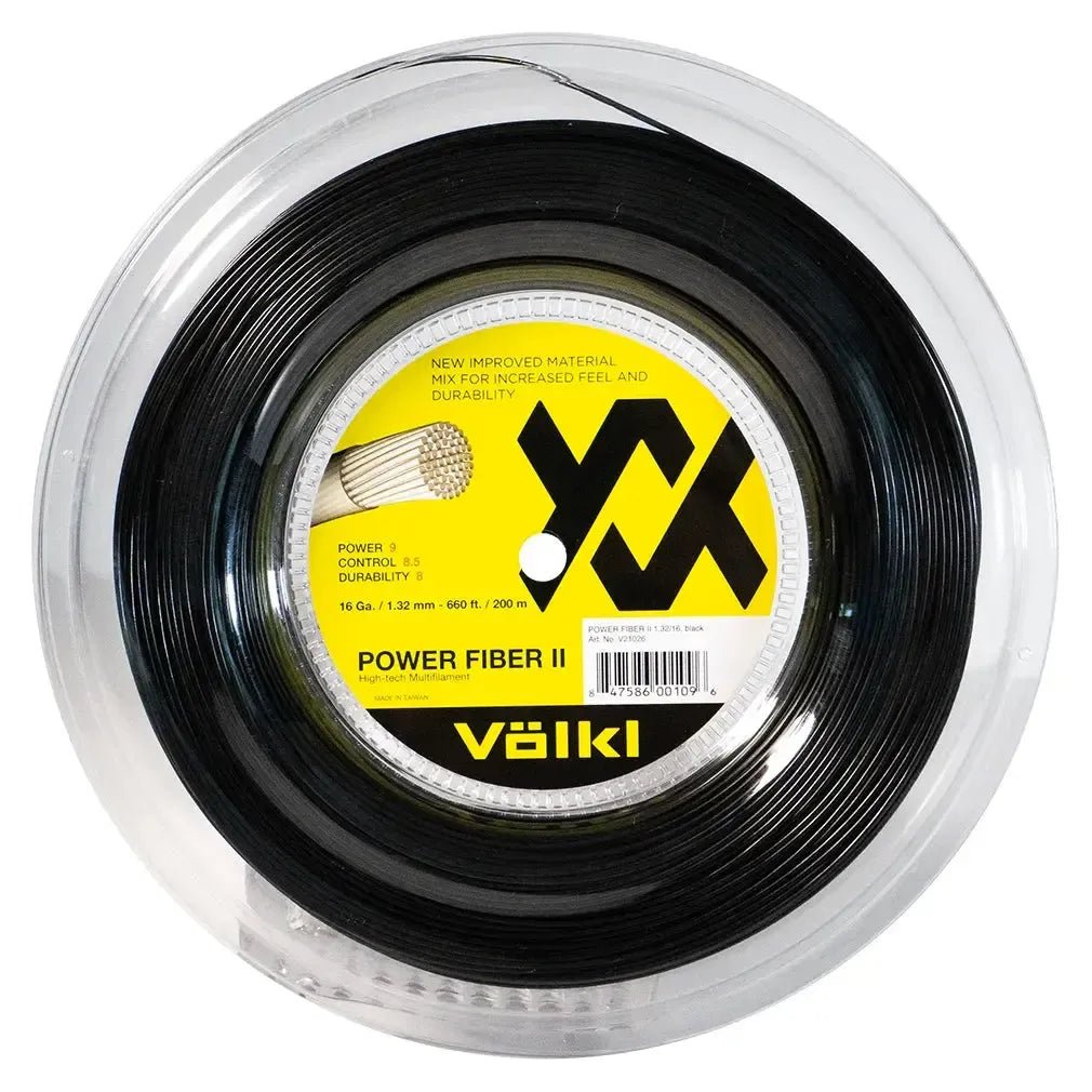 Power Fiber II 16G Black Reel Tennis StringTienda Tennis