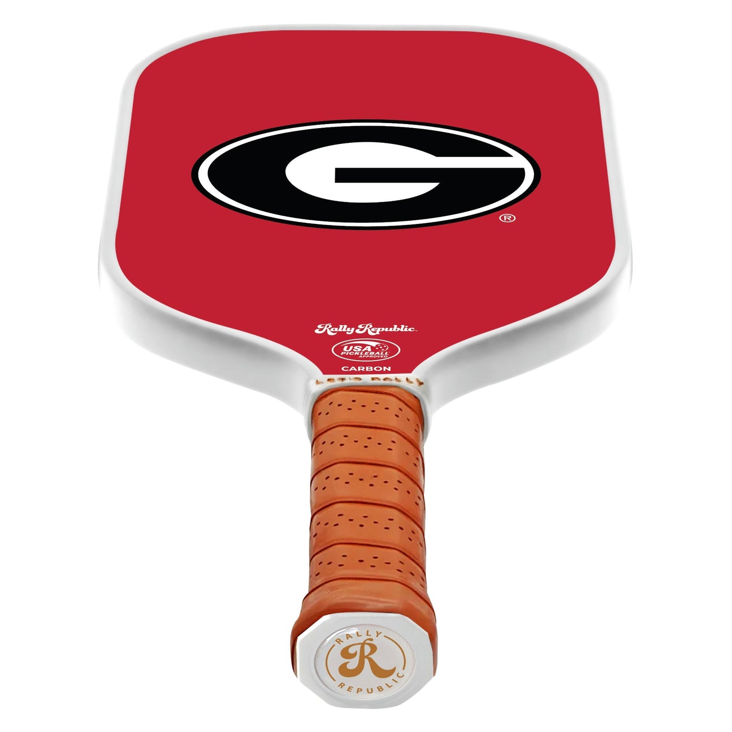 Rally Republic Pickleball Georgia Bulldogs Red Athletic Primary Mark Pickleball Paddle