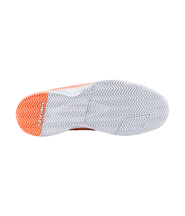 Padel Shoes HEAD Revolt Pro 4.5 Clay Mujer Coral/White 2025