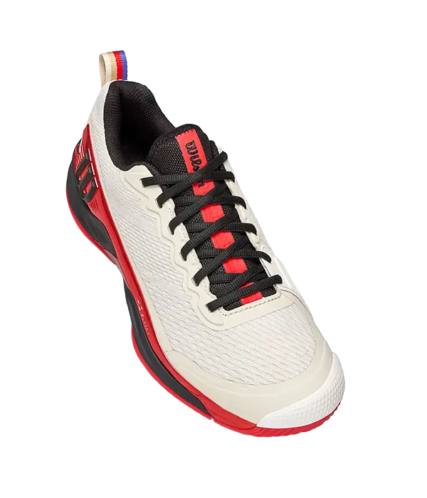 Padel Shoes Wilson Rush Pro 4.5 USO Tofu/Infrared/Black 2025
