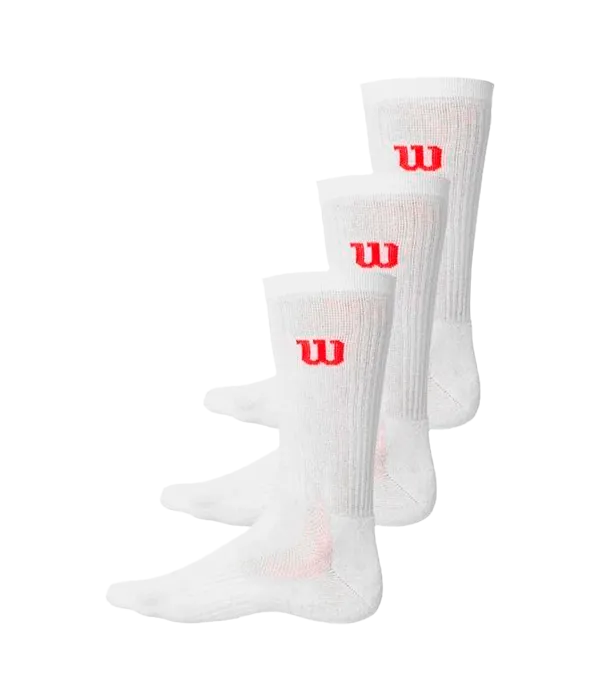 Socks Wilson Crew Socks (x3) Blancos