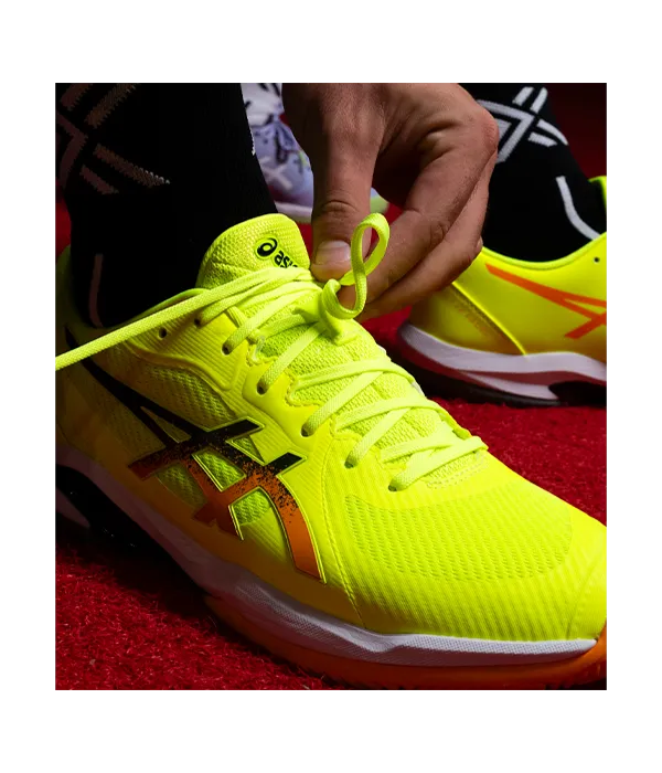 Padel Shoes Asics Solution Swift FF 2 Padel Safety Yellow/Stadium Orange