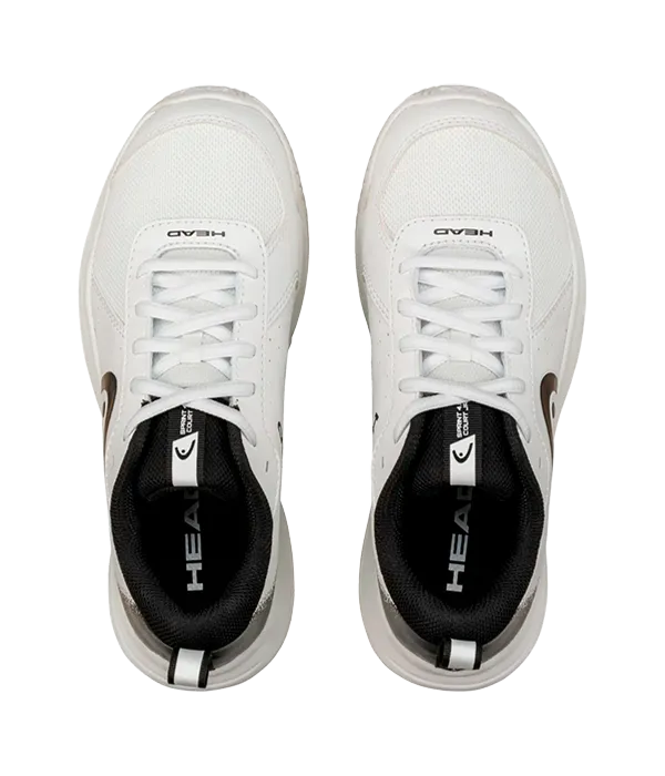 Padel Shoes Head Sprint Court 4.0 Junior White/Black 2025