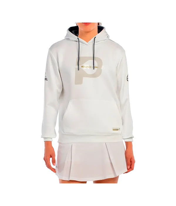 Sudadera Bullpadel Aerea Mujer White 2025 Premier Padel