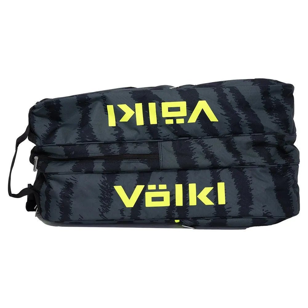 Tour Zebra Mega 12 Pack Tennis Bag Black and Neon YellowTienda Tennis