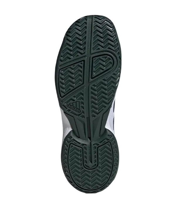 Padel Shoes Adidas Ubersonic Niño Verde Oscuro/White 2025