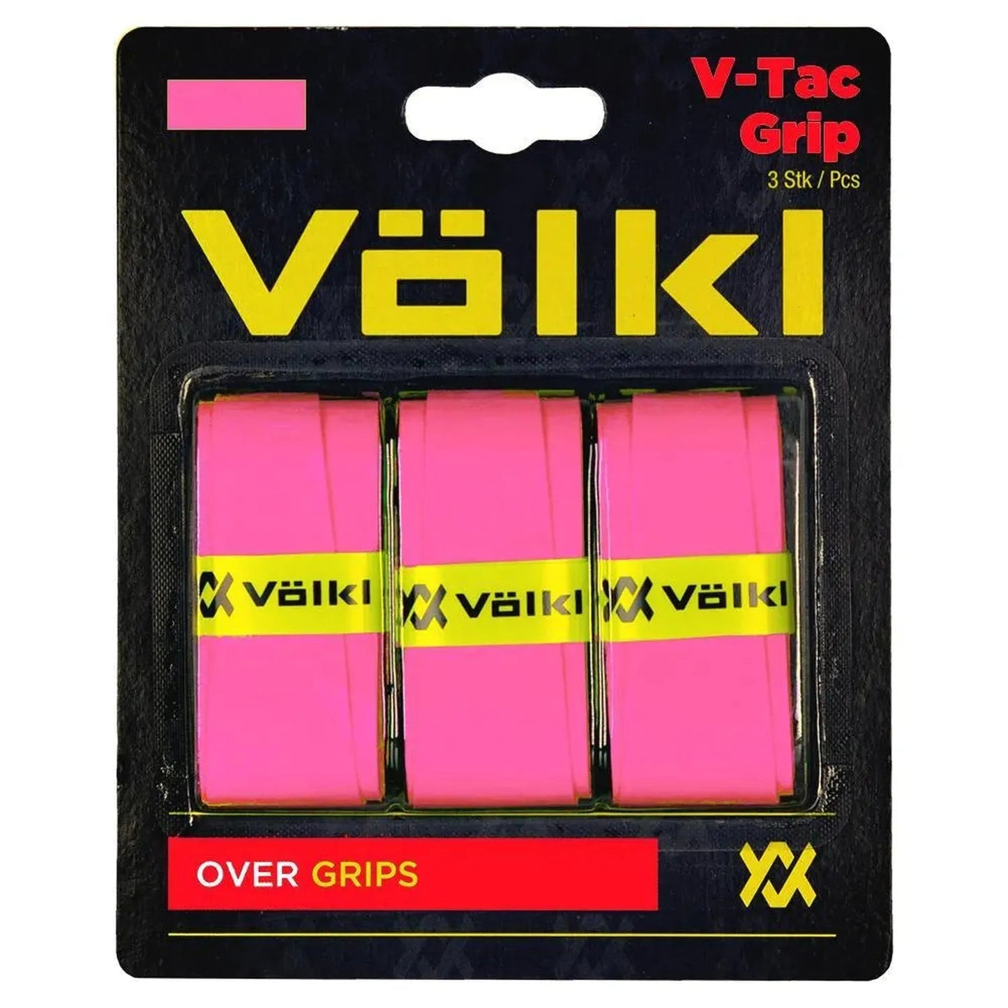 V - Dry Tennis Overgrip 3 Pack PinkTienda Tennis