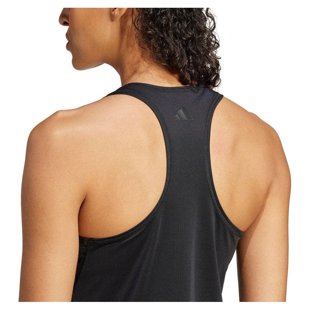 Women's Club V - Neck Tennis Tank BlackTienda Tennis