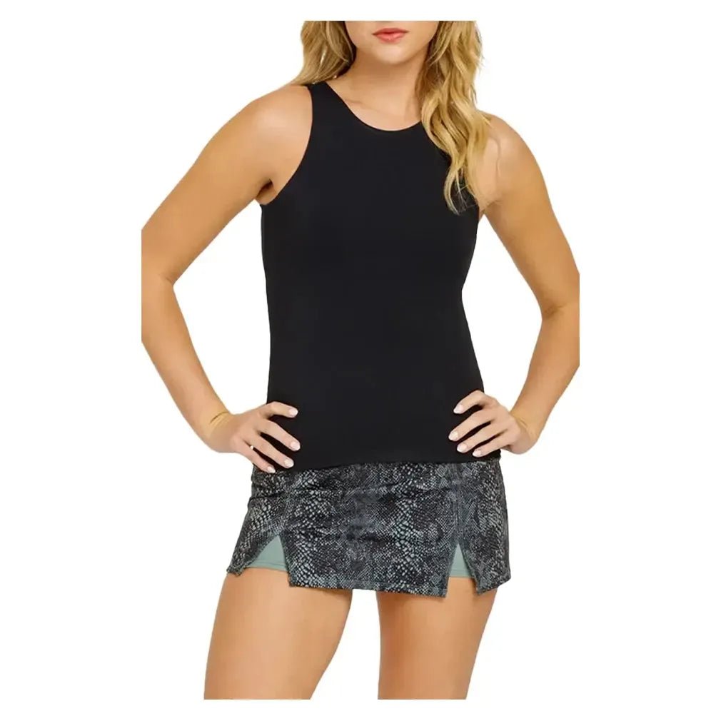 Women's Foundation Hi - Neck Tennis Tank OnyxTienda Tennis