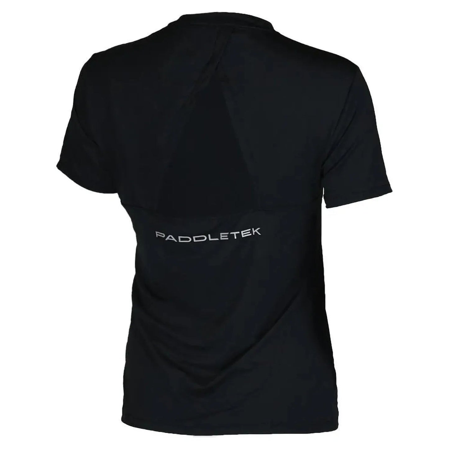 Womens Short Sleeve Performance Top Black and SleetTienda Tennis