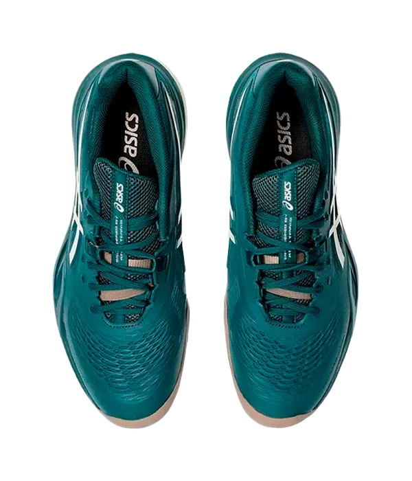 Padel Shoes Asics Gel-Resolution X Clay Saxon Green/Birch 2025