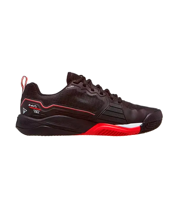 Padel Shoes Wilson Rush Pro 4.5 Clay Black/Infrared/White 2025