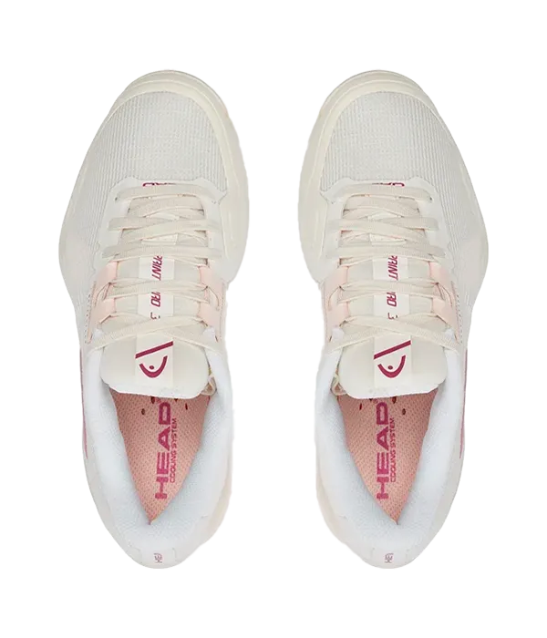 Padel Shoes HEAD Sprint Pro Clay 3.5 Mujer Chalk White/Purple