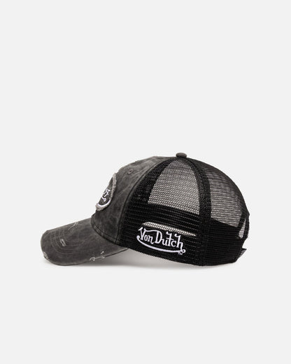 Von Dutch Japanese Script Trucker Strapback Black