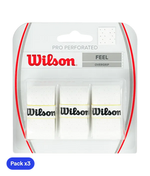 Overgrips Wilson Pro Perforado Feel White (Pack x3)