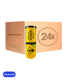 Box Balls  Dunlop Team Padel (Pack x24)