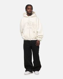 Represent Oweners Zip Through Hoodie Chalk