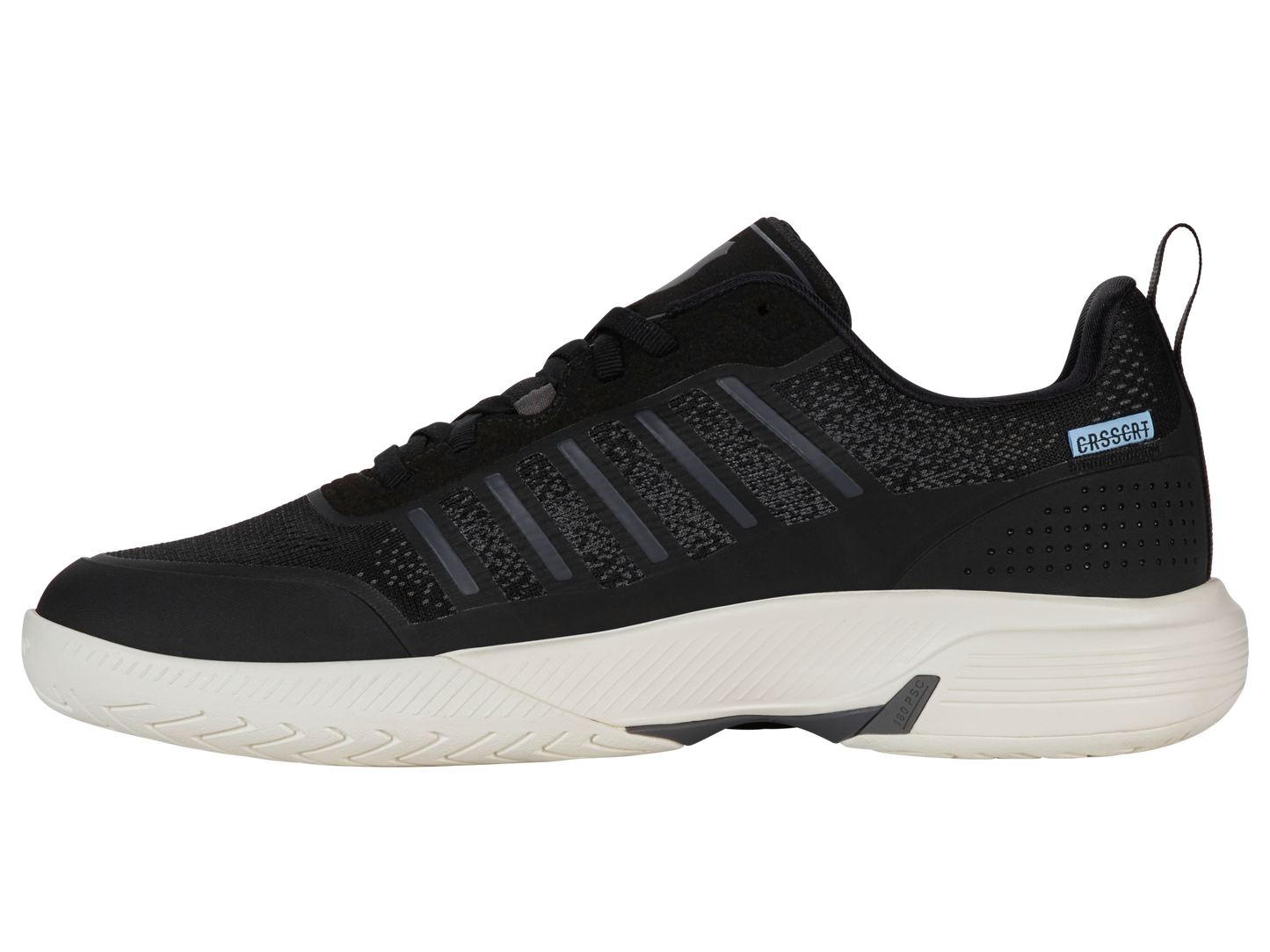 K-Swiss Men's Shoes Ultra Court | Black/Snow White/Asphalt
