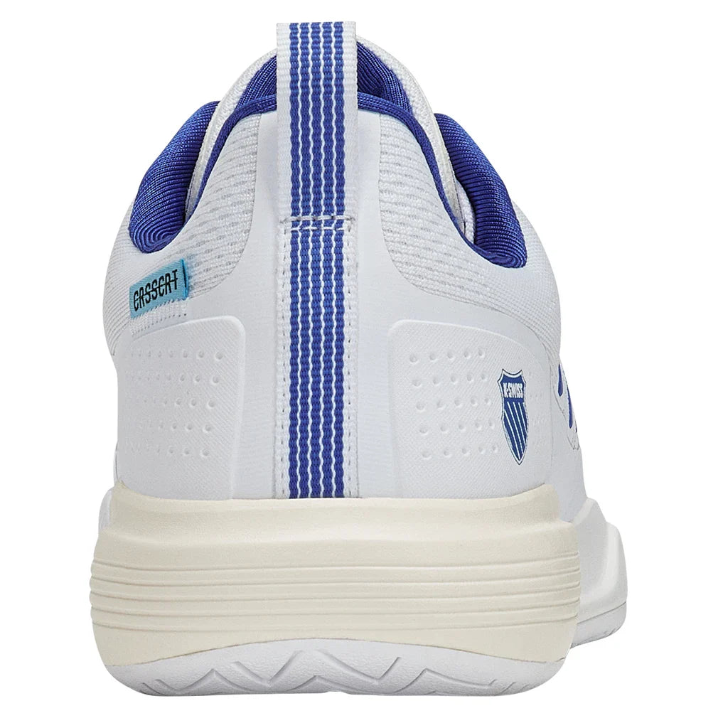 Men's Ultra Court Pickleball Shoes White and Dazzling Blue