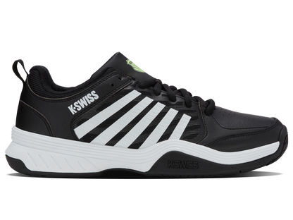 K-Swiss Men's Shoes Court Express 2 | Black/White/Soft Neon Green