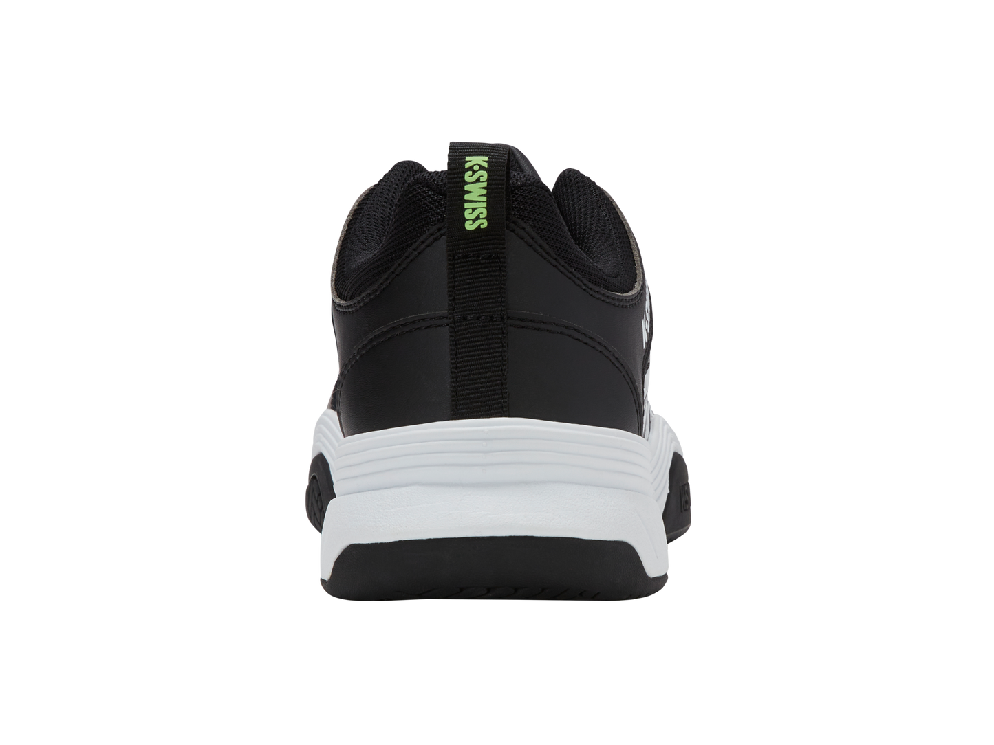 K-Swiss Men's Shoes Court Express 2 | Black/White/Soft Neon Green
