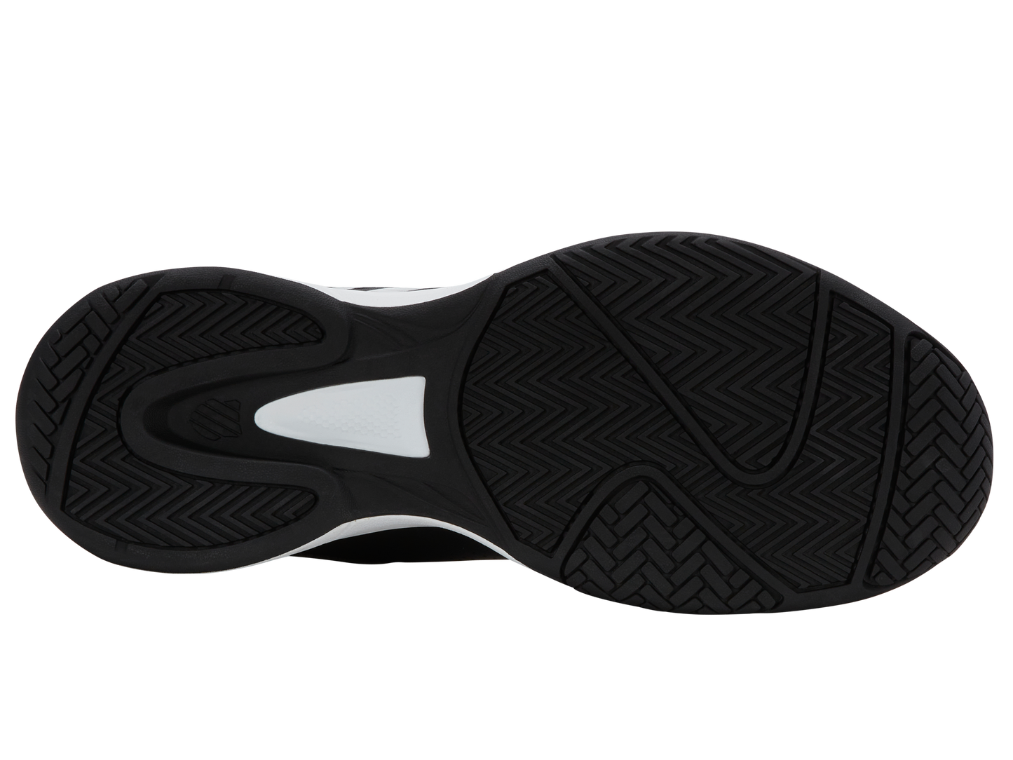 K-Swiss Men's Shoes Court Express 2 | Black/White/Soft Neon Green