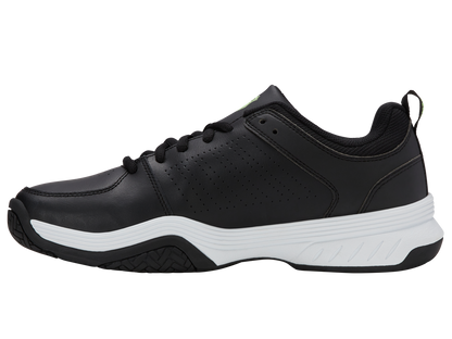 K-Swiss Men's Shoes Court Express 2 | Black/White/Soft Neon Green