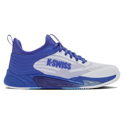 Men's Hypercourt Pinnacle Tennis Shoes White and Dazzling Blue