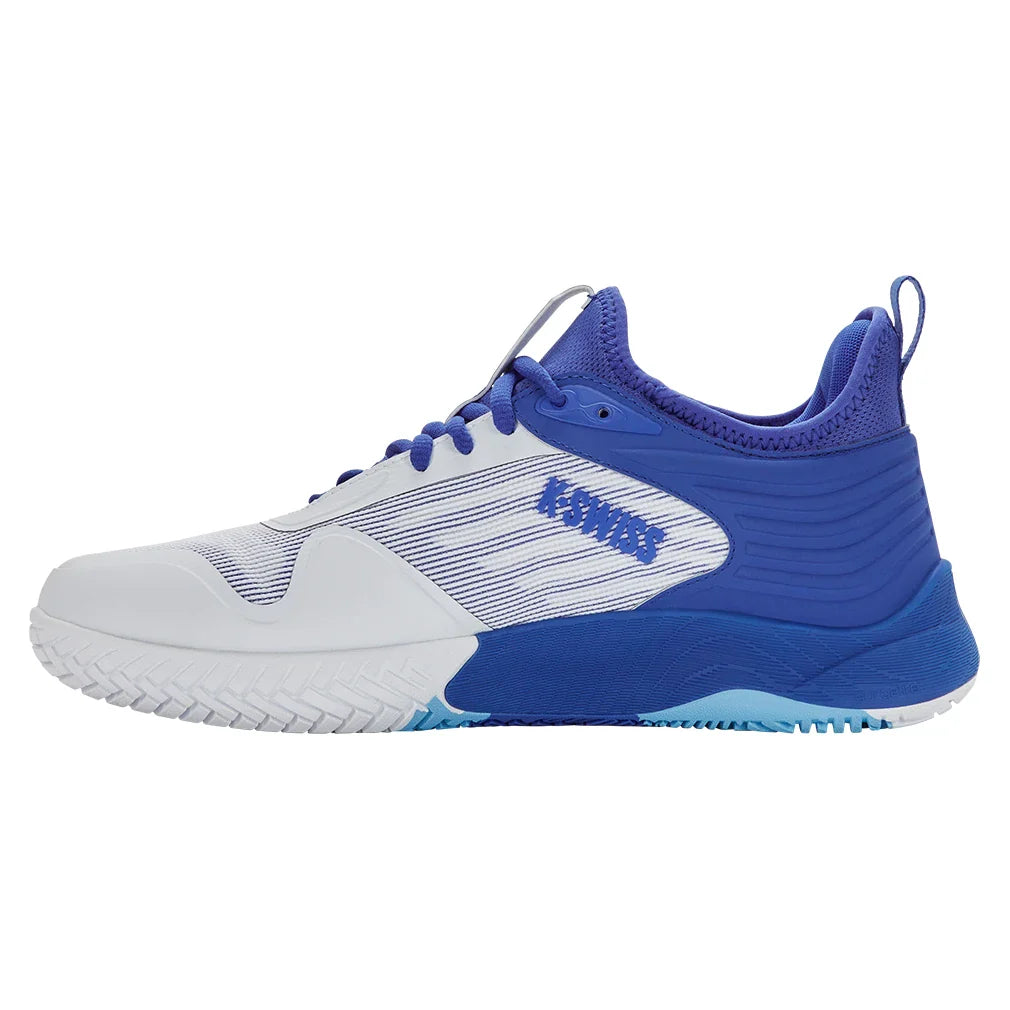 Men's Hypercourt Pinnacle Tennis Shoes White and Dazzling Blue
