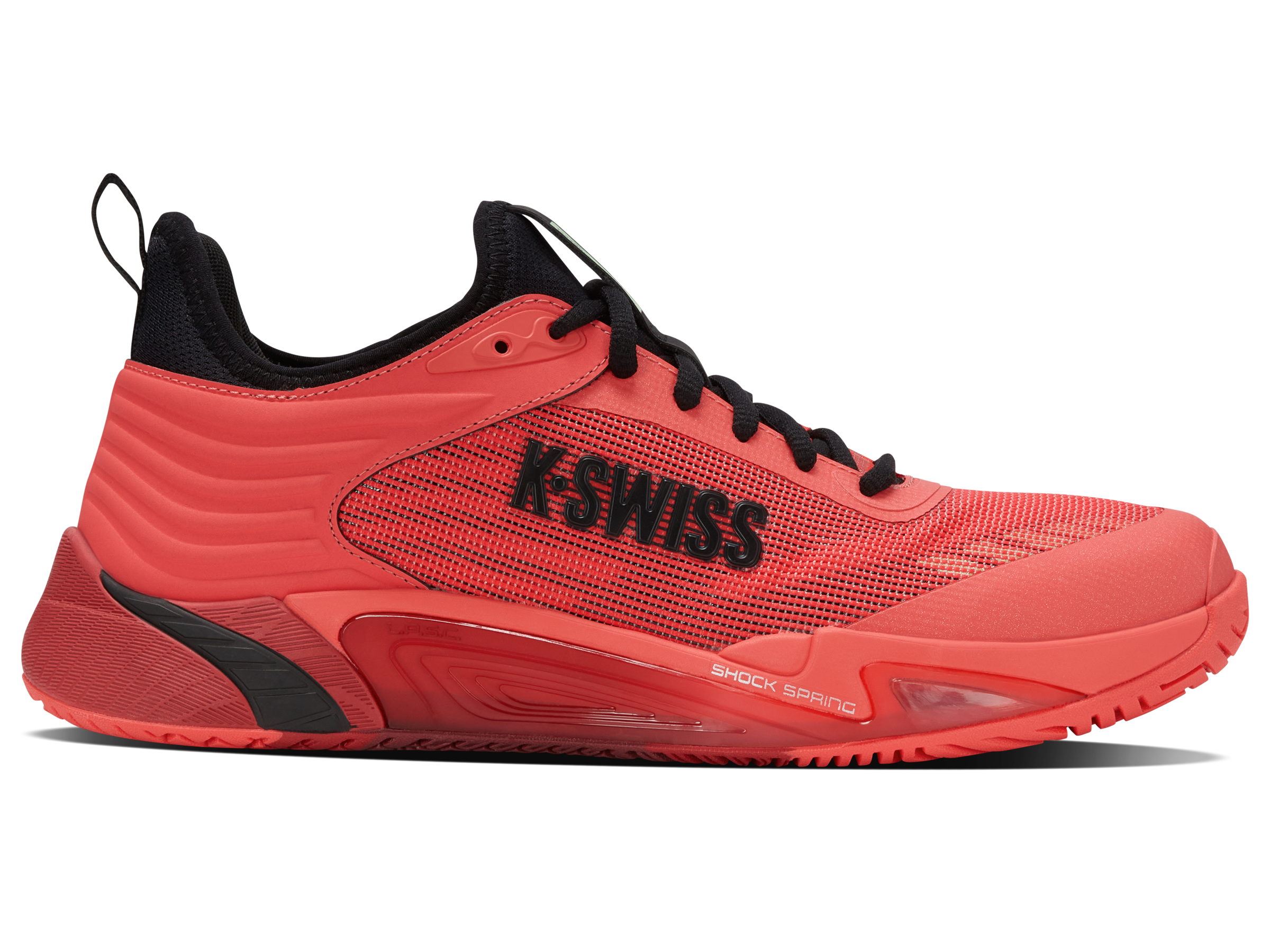 K-Swiss Men's Shoes Hypercourt Pinnacle | Neon Lava/Black/Chili Pepper