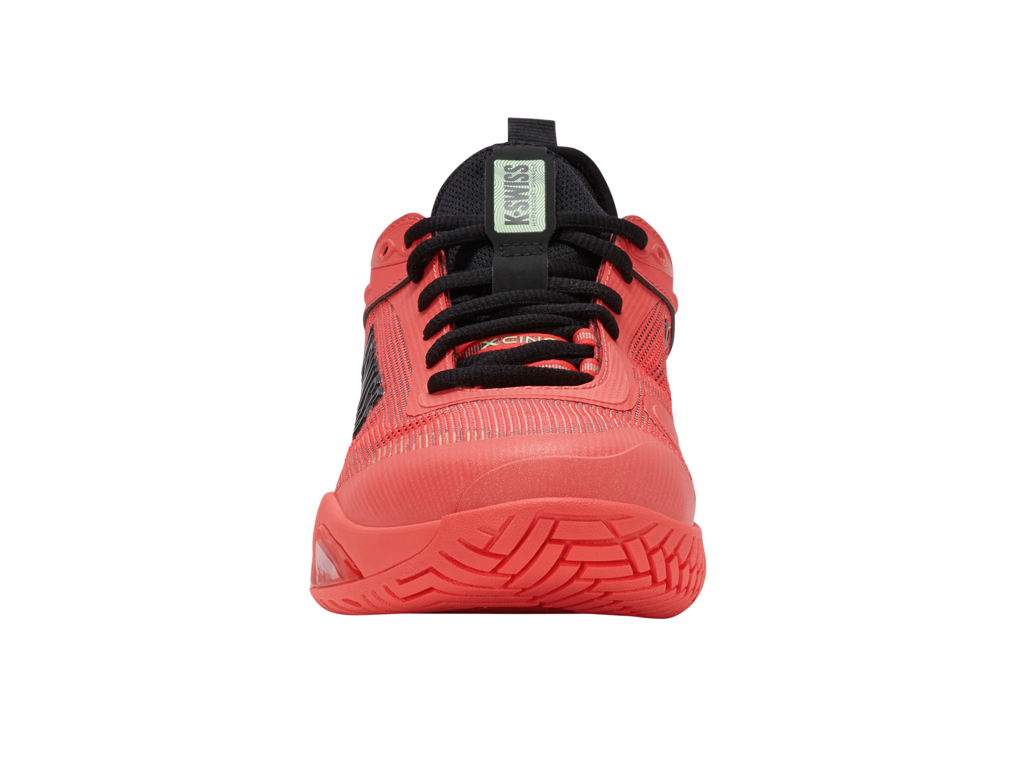 K-Swiss Men's Shoes Hypercourt Pinnacle | Neon Lava/Black/Chili Pepper