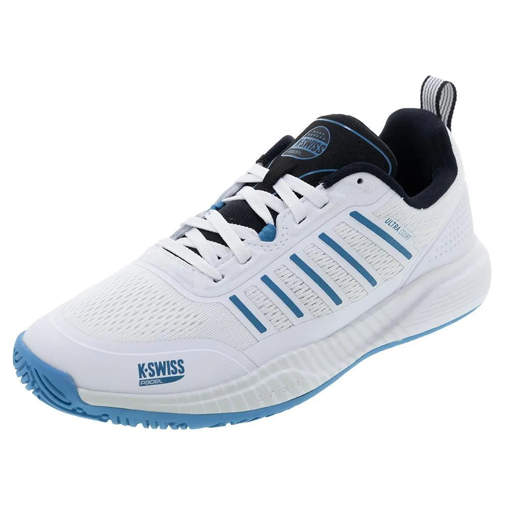 Men's Ultra Court Padel Shoes White and Black-Footwear-K-Swiss-04436-967S25-Tennis Express