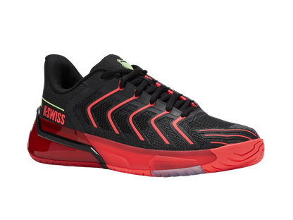 K-Swiss Men's Shoes Ultrashot 4 | Black/Neon Lava/Chili Pepper