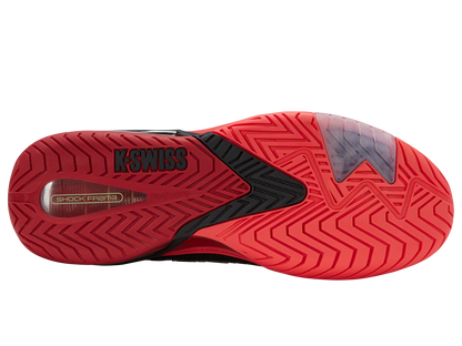 K-Swiss Men's Shoes Ultrashot 4 | Black/Neon Lava/Chili Pepper