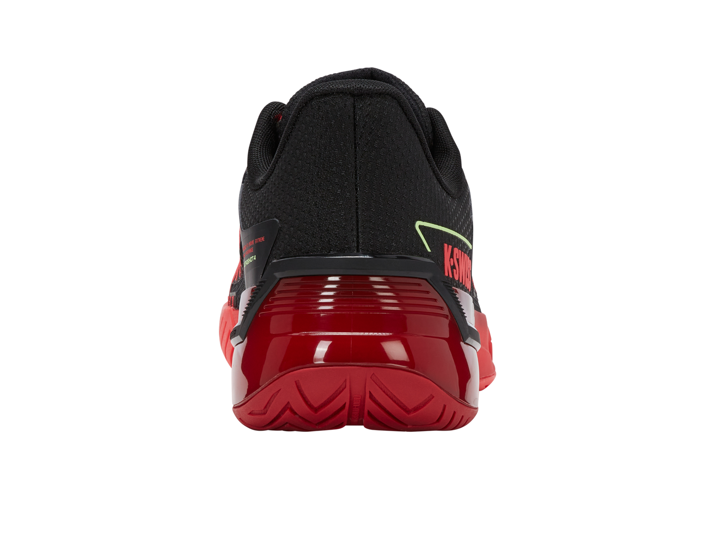 K-Swiss Men's Shoes Ultrashot 4 | Black/Neon Lava/Chili Pepper