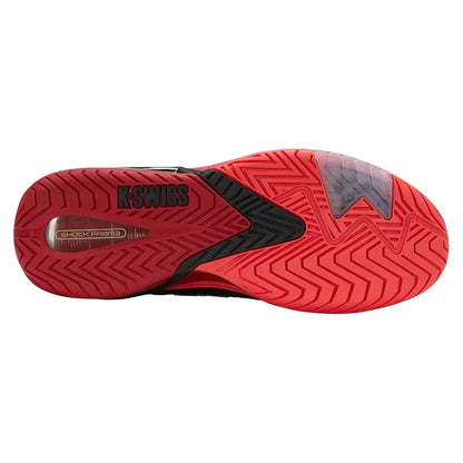 Men's Ultrashot 4 Tennis Shoes Black and Neon Lava