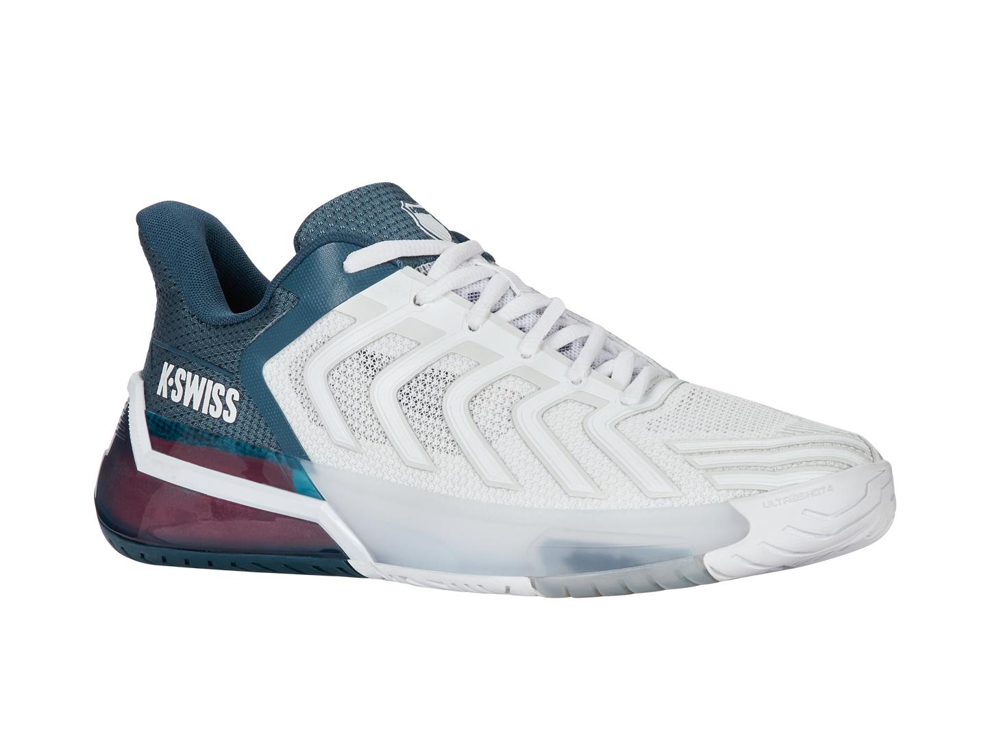 K-Swiss Men's Shoes Ultrashot 4 | White/Stargazer/Neon Blaze