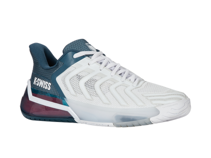 K-Swiss Men's Shoes Ultrashot 4 | White/Stargazer/Neon Blaze