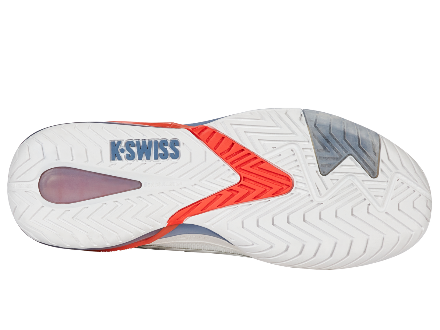 K-Swiss Men's Shoes Ultrashot 4 | Lucent White/Infinity/Scarlet Ibis